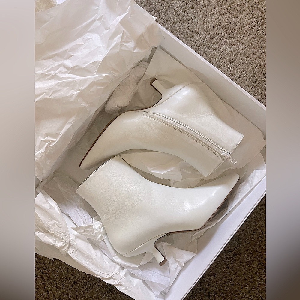 By Far women boots white size 37 brand new